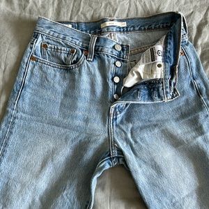 Wedgie Ankle Cropped Denim